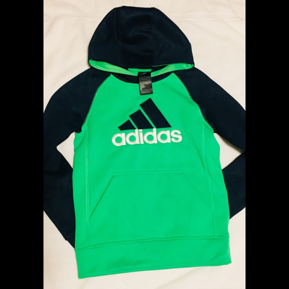 🏀 Adidas Fleece Sweatshirt ❄️ Size 8 / Small - Picture 1 of 3